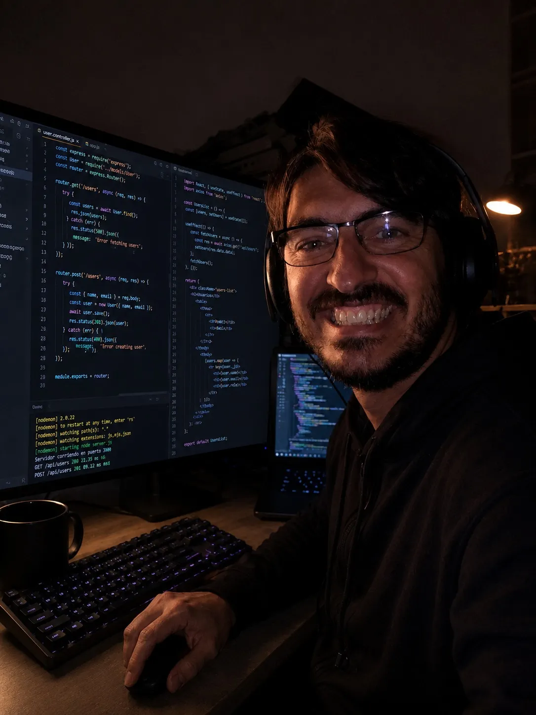 Andy, Desarrollador Full Stack