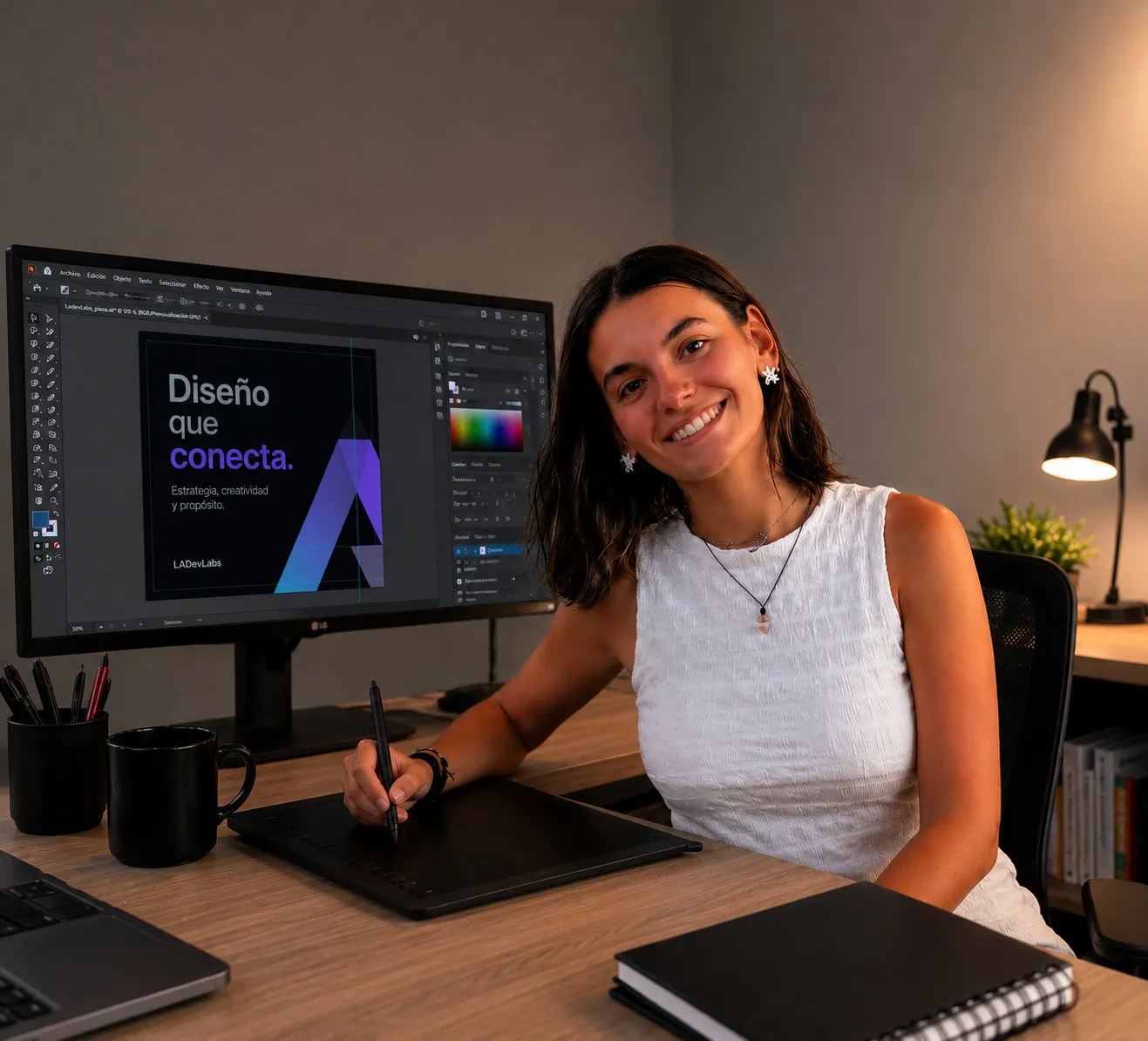 Delfi, Diseñadora Gráfica